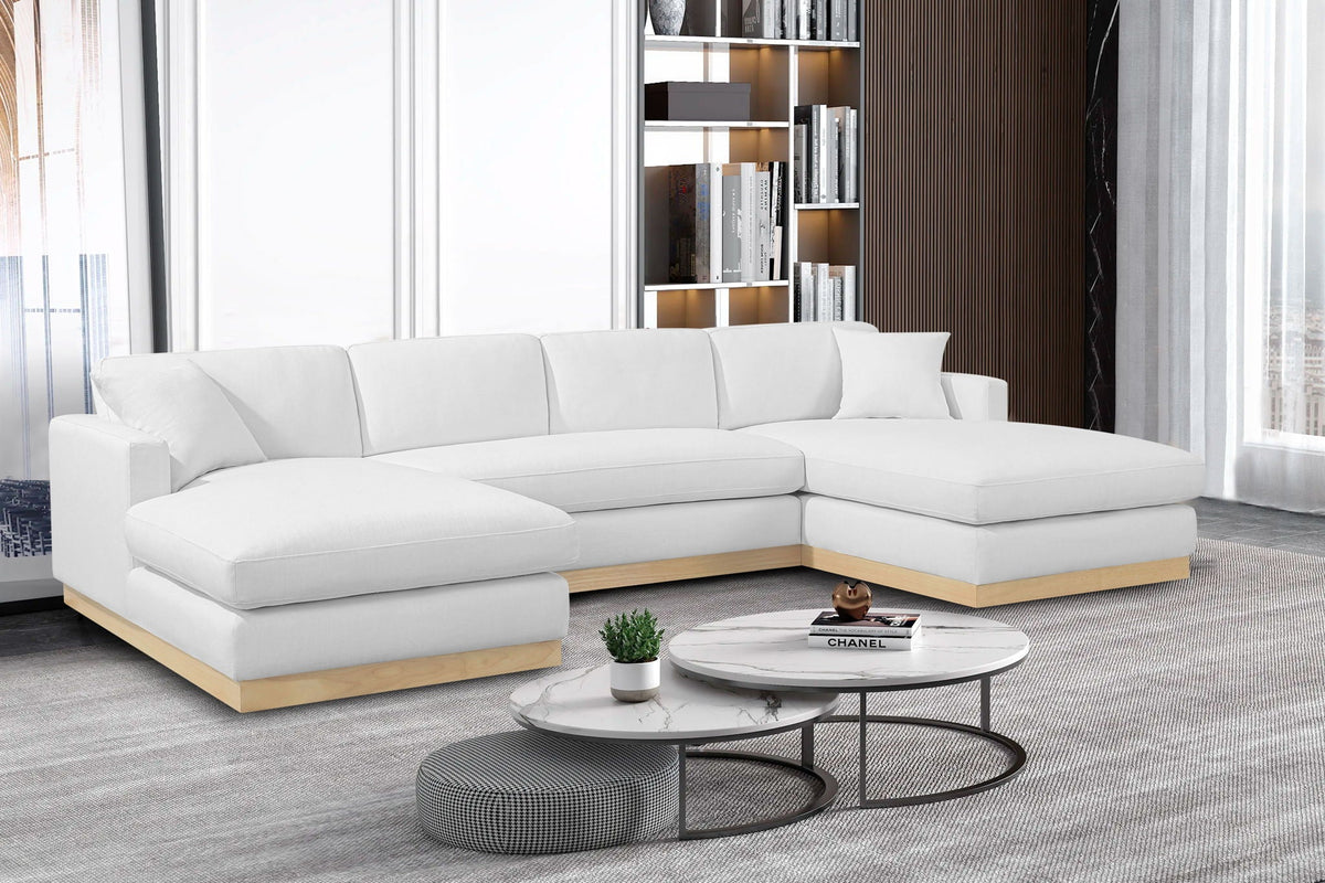 Johanna - 3 Piece Sectional - Natural Base