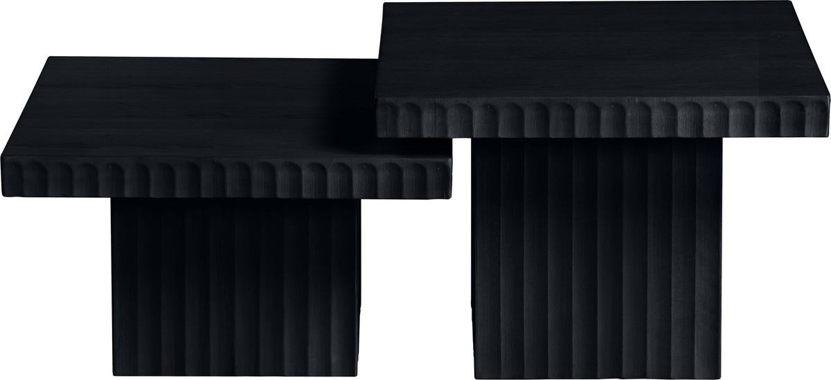 Spencer - 15" Oak Veneer 2 Piece Coffee Table