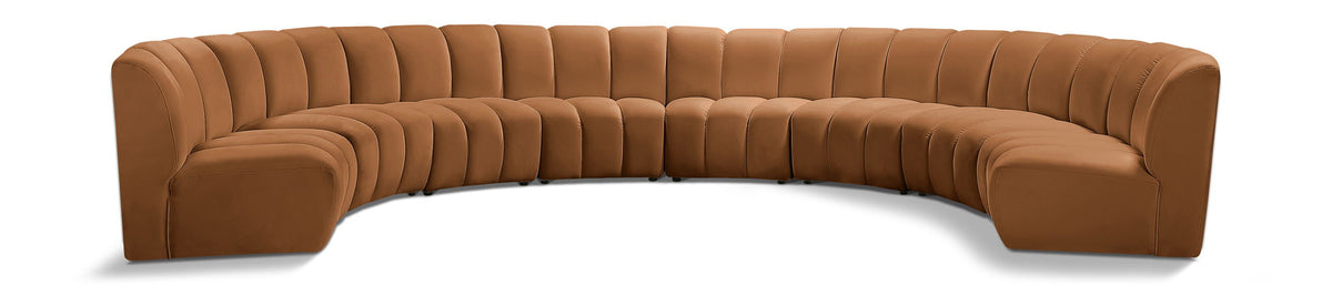 Infinity - 8 Piece Modular Sectional - Saddle