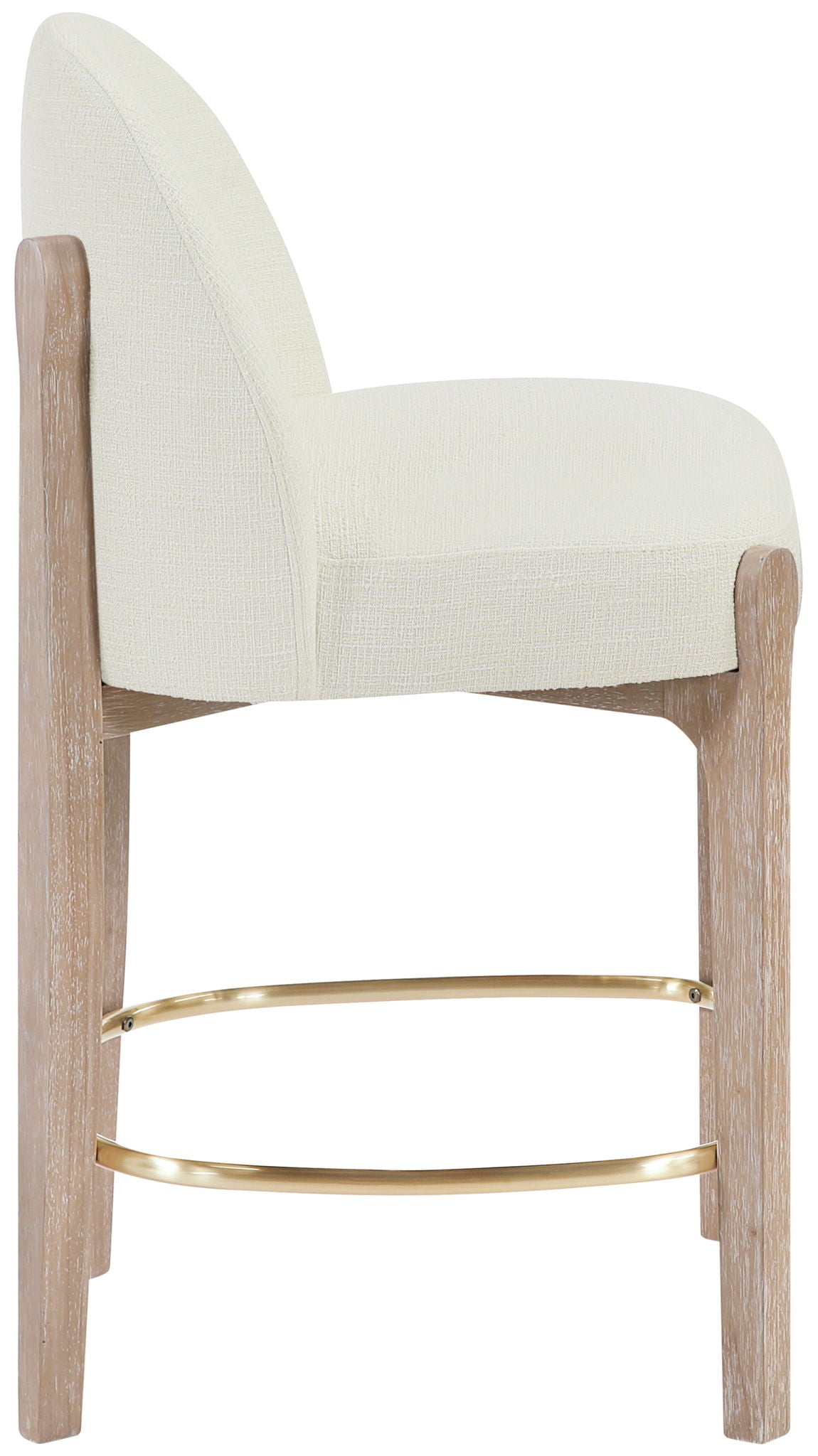 Torino - Counter Stool With Brushed Natural Base