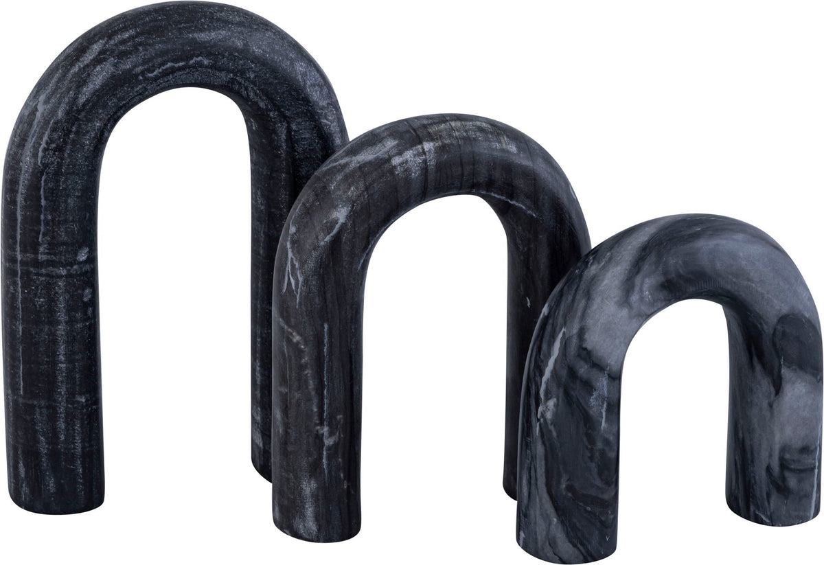 Arco - 3 Piece Marble Decorative Object