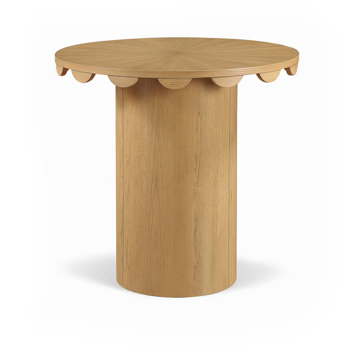 Dahlia - Solid Wood And Natural Cane Table