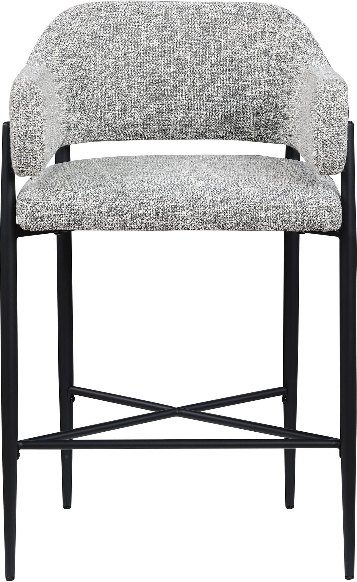 Dame - Fabric Upholstered Counter Stool (Set of 2)