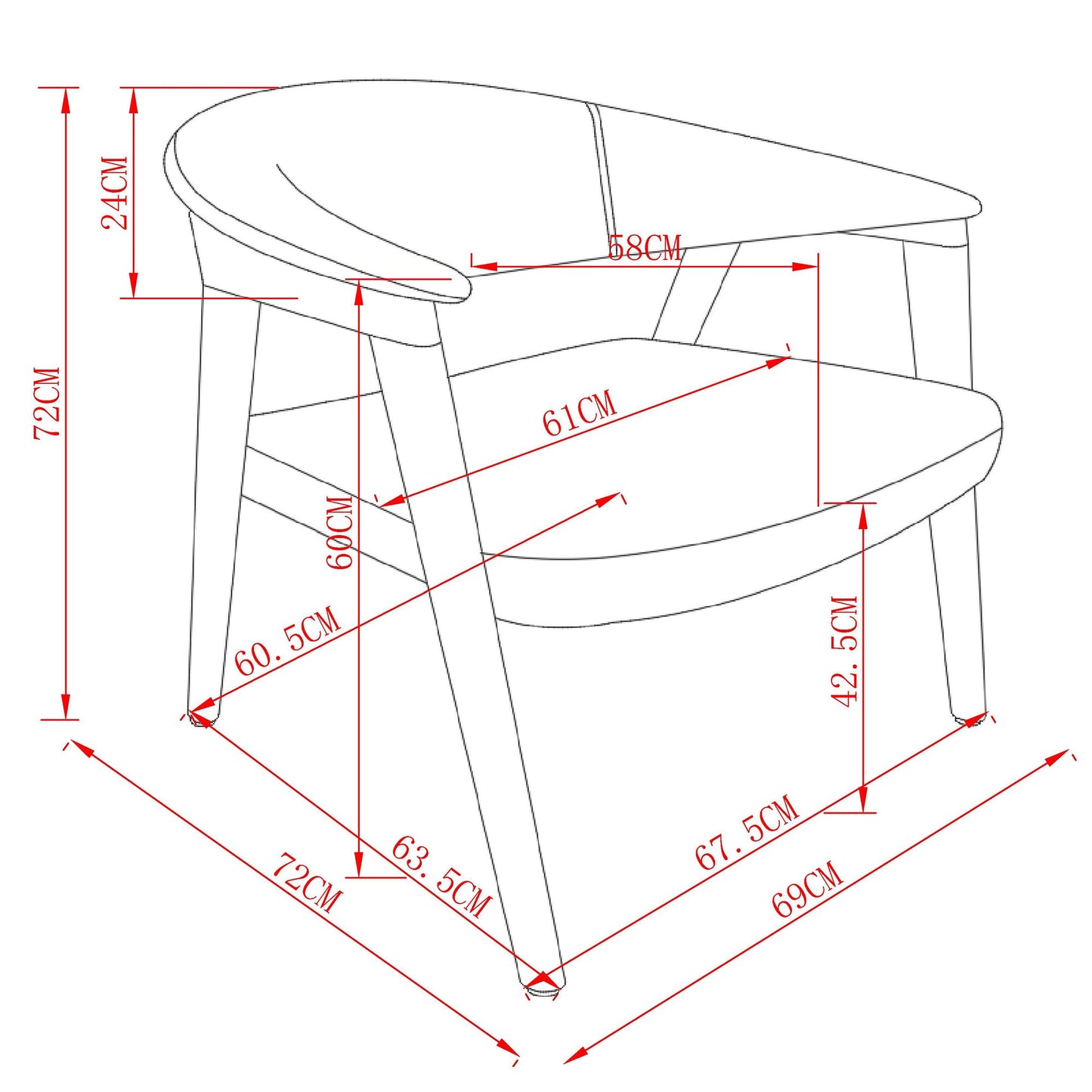 Bexley Accent Chair Mushroom