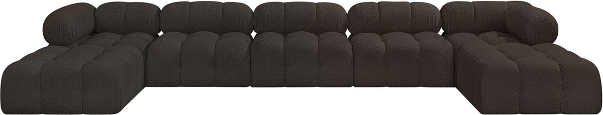 Ames - 7 Piece Fabric Modular U-Shaped Sectional