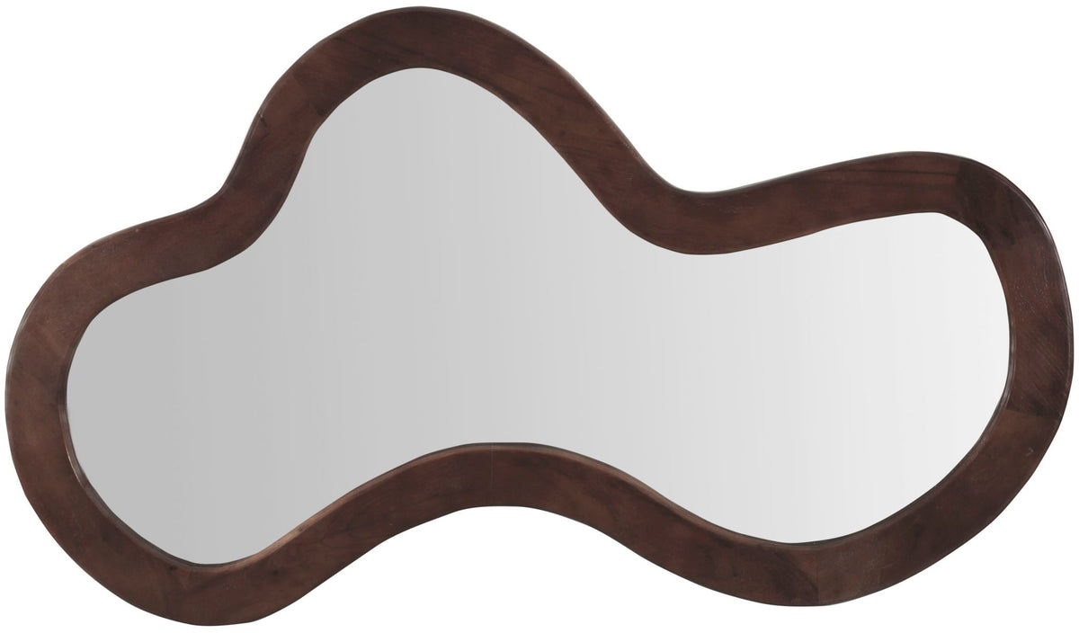 Oblique - Mirror - Wood