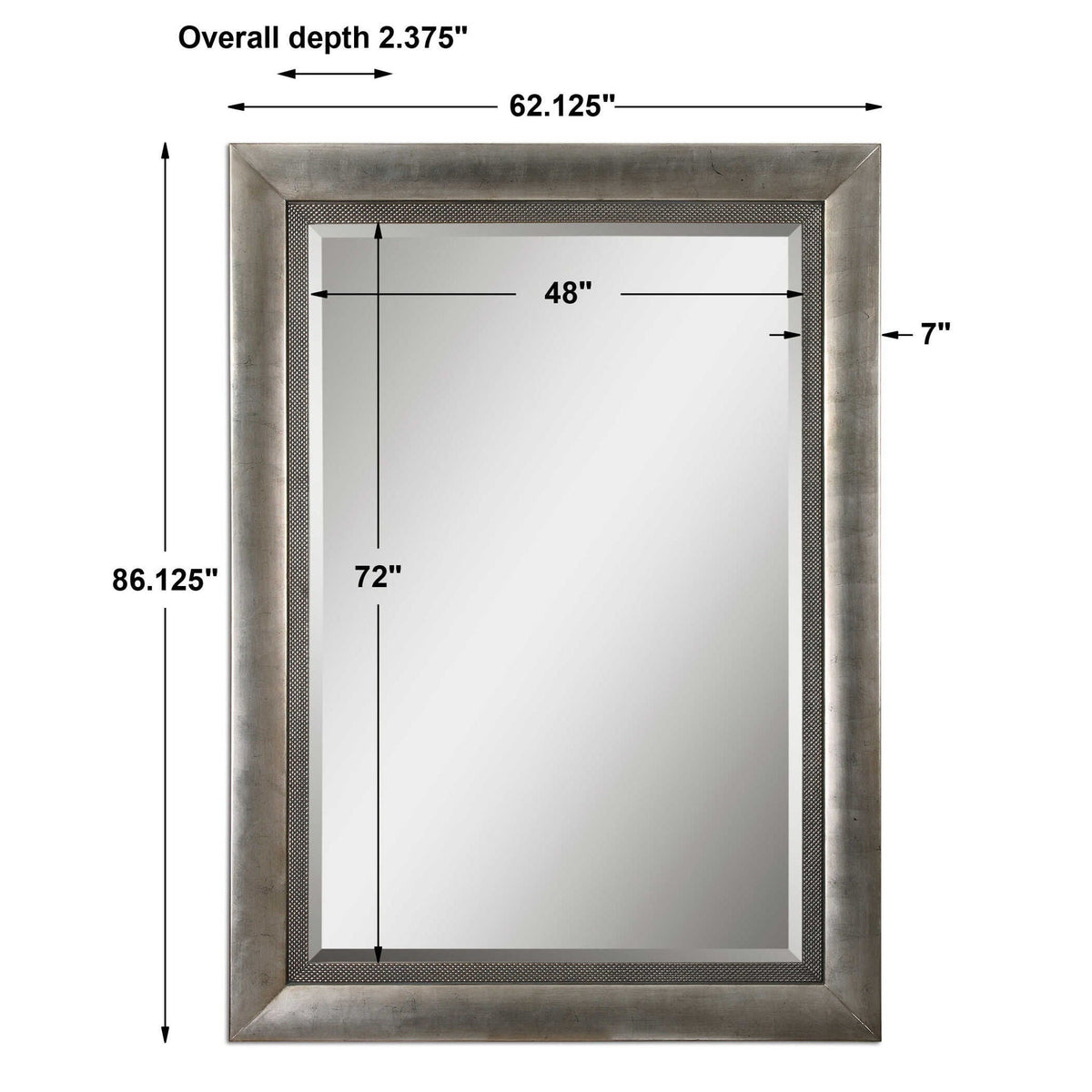 Gilford - Mirror - Antique Silver