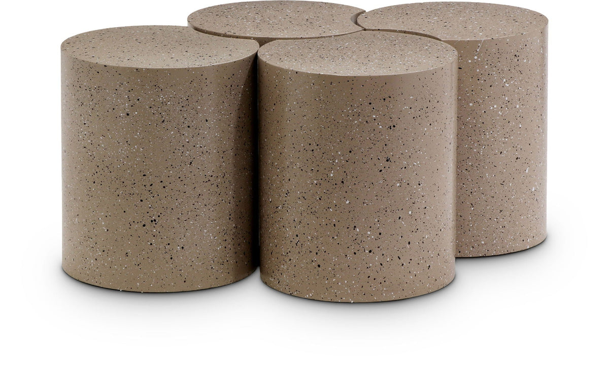 Dimple - 4 Piece Modular Coffee Table - Terazzo Finish