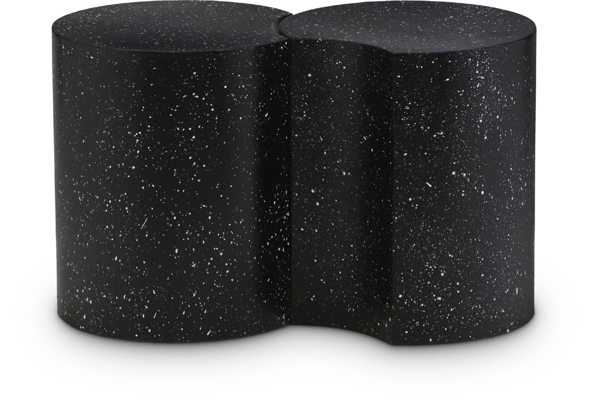 Dimple - 2 Piece Modular End Table - Terazzo Finish