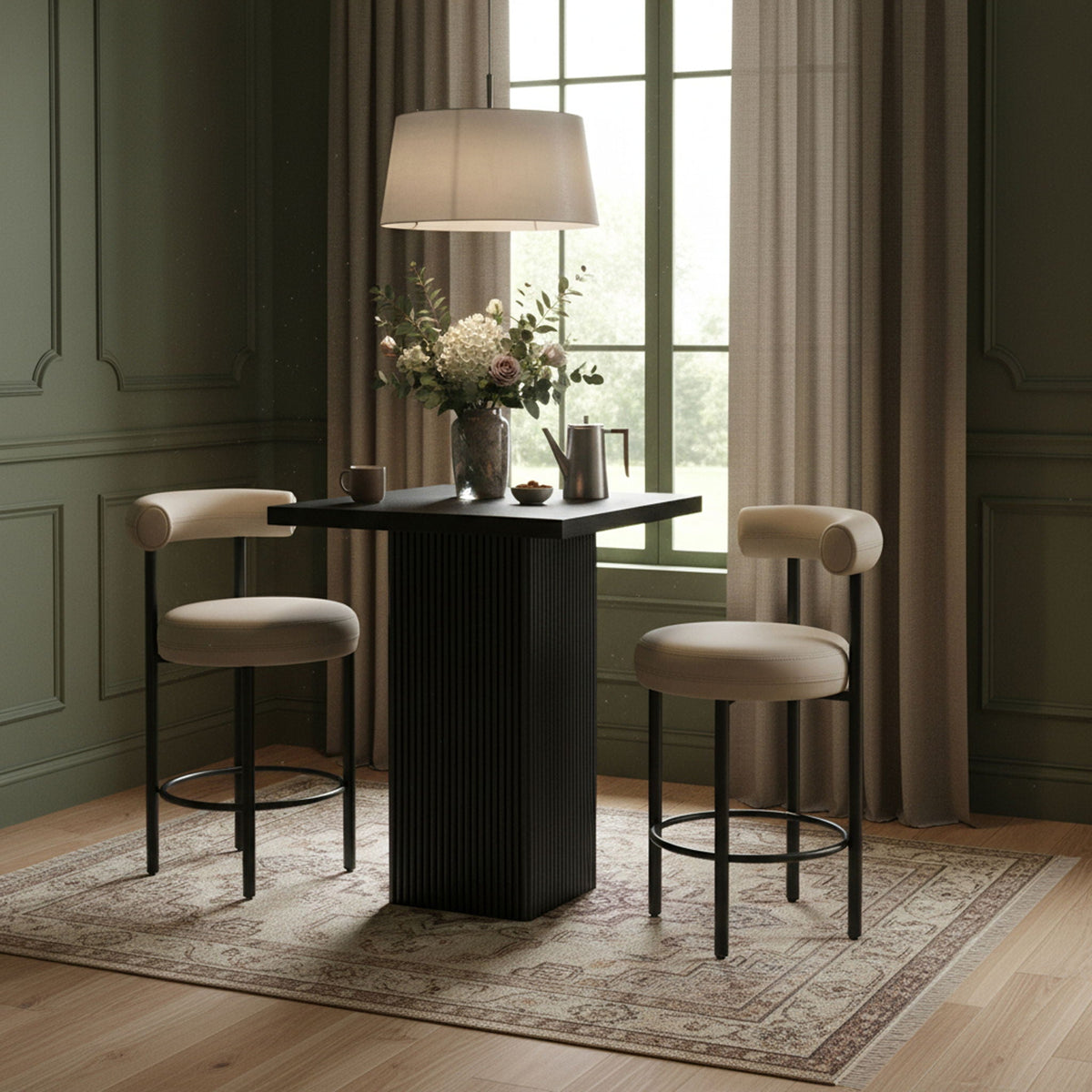 Belinda - Oak Veneer And Solid Wood Table