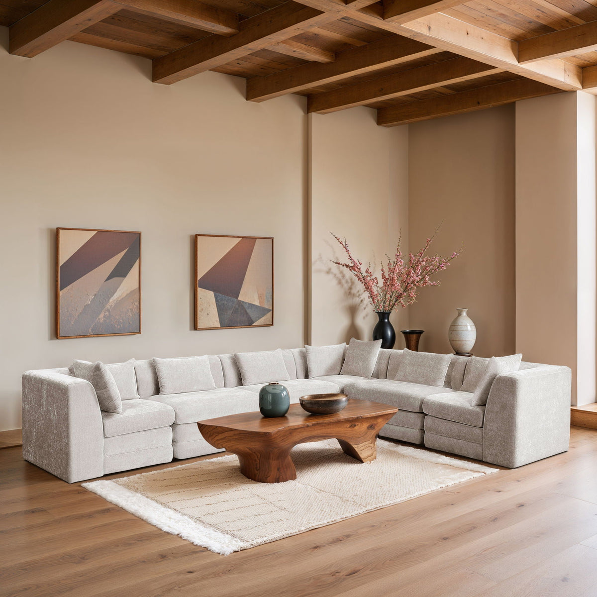 Stellar - 6 Piece Upholstered Modular Sectional