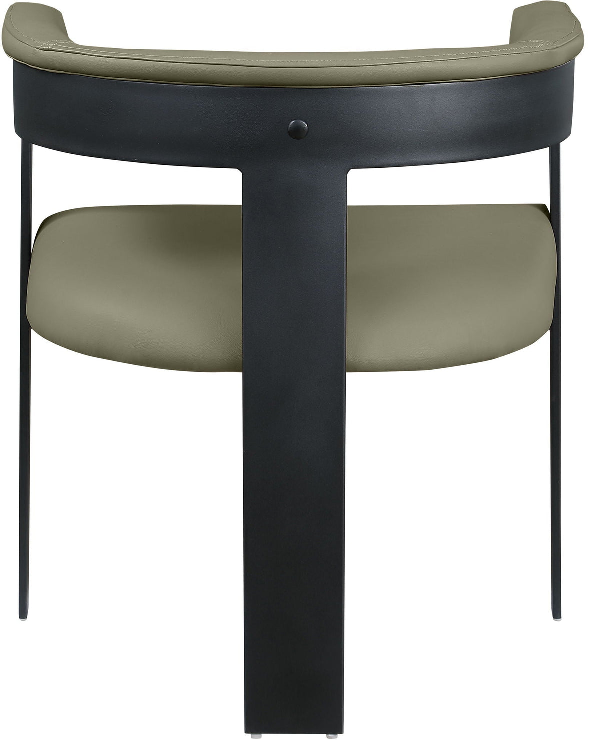 Romeo - Faux Leather Dining Chair With Black Base (Set of 2)