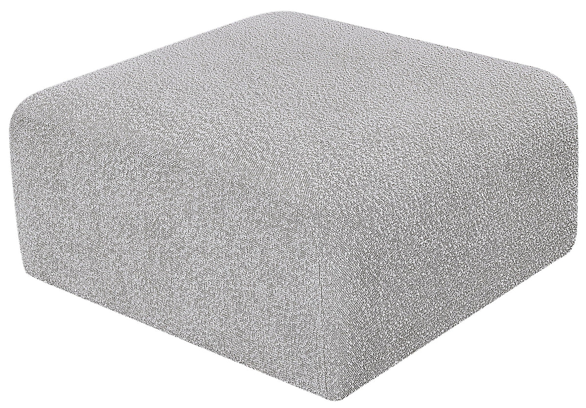 Arc - Boucle Fabric Ottoman