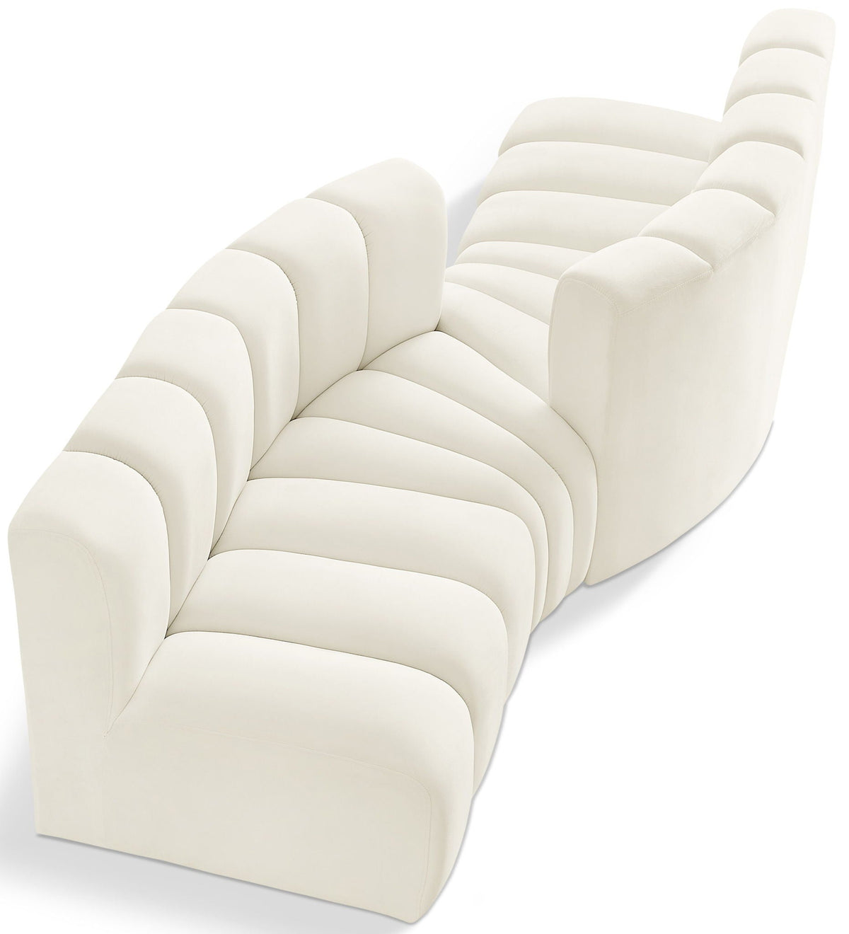 Arc - Velvet 4 Piece Sofa
