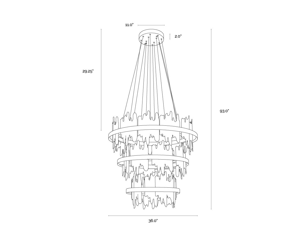 Icarus Chandelier