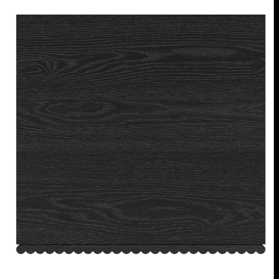 Sangra 2 Drawer Accent Table in Black