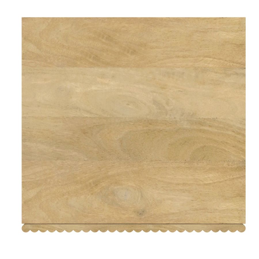 Sangra 2 Drawer Accent Table in Natural