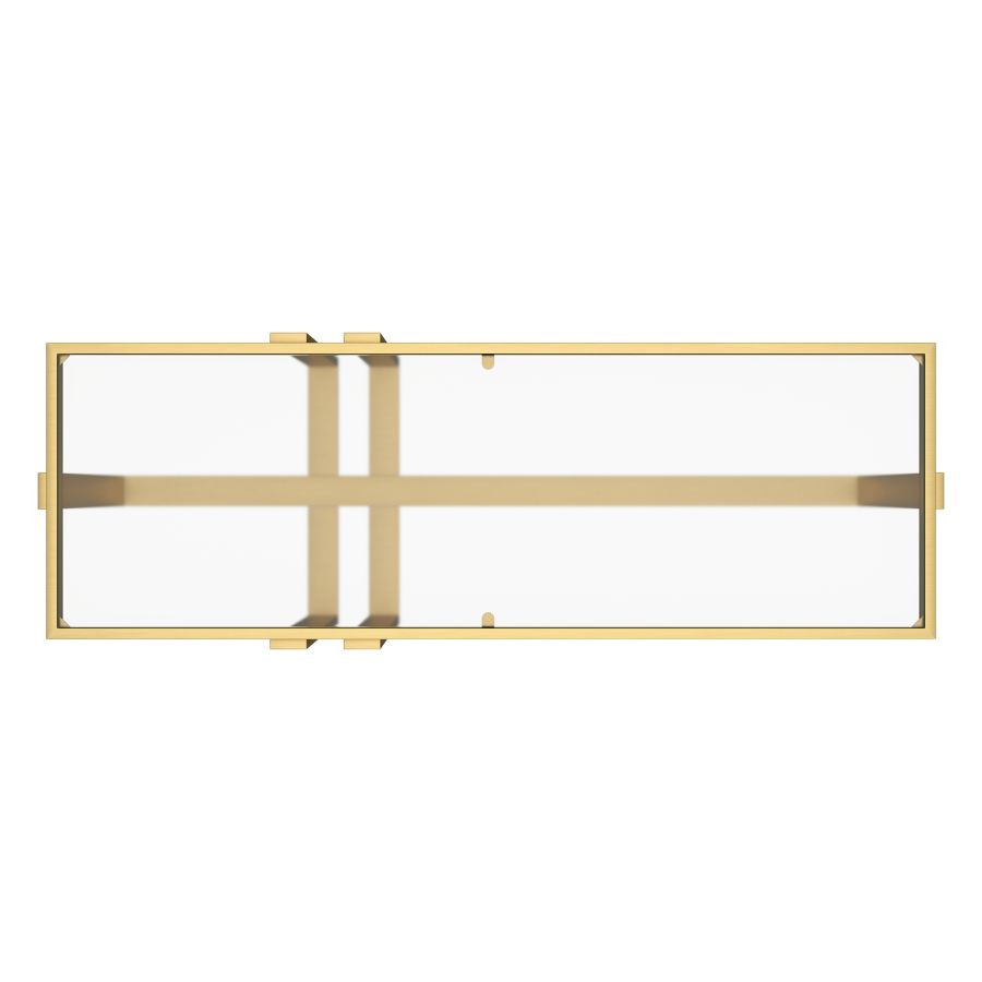 Paxton Console Table in Brushed Gold