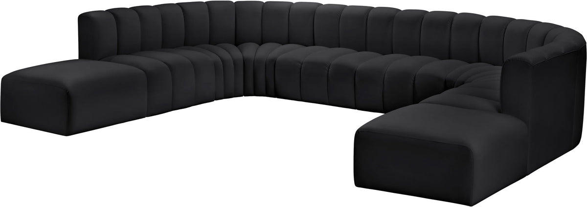 Arc - Faux Leather Modular Sectional