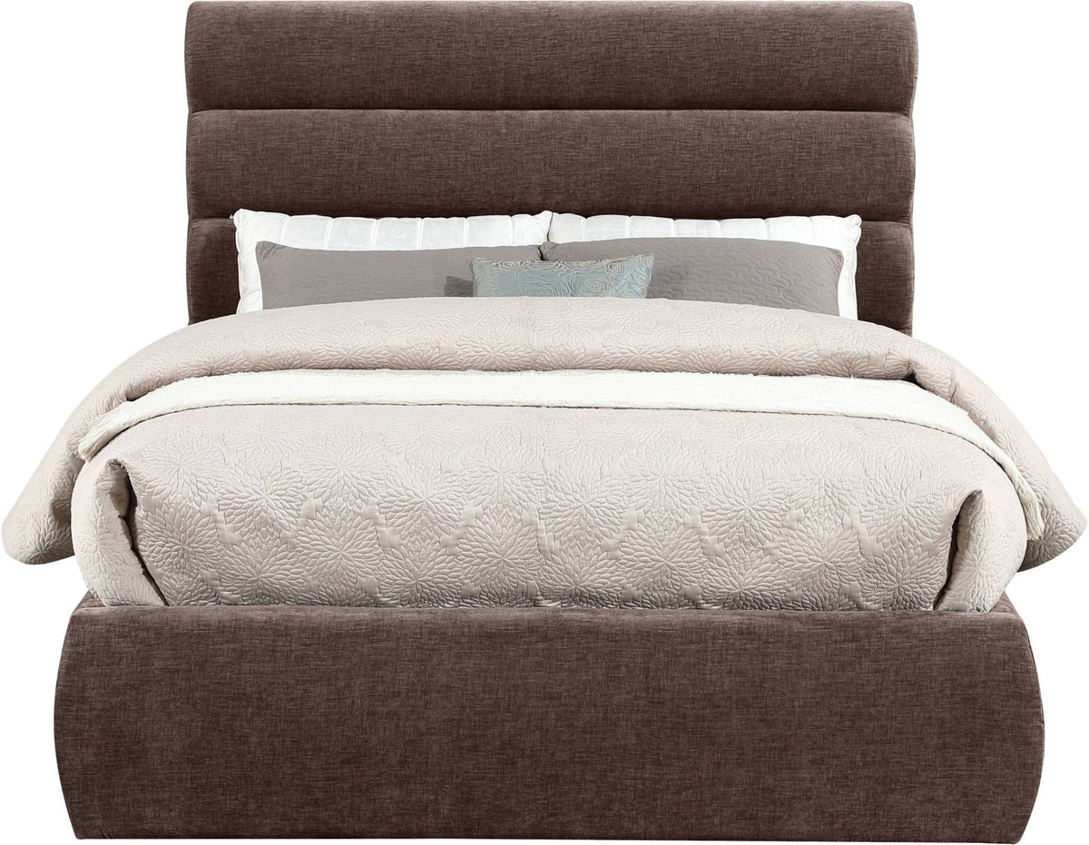 Adam - Chenille Fabric Bed With 52" Headboard
