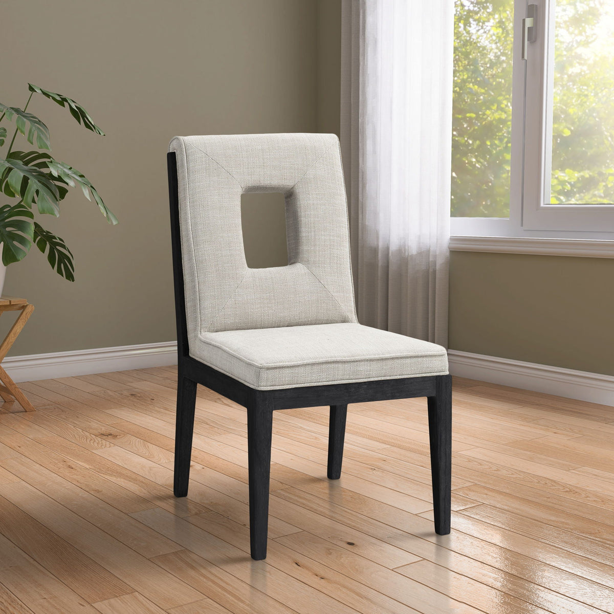 Gwendolyn - Dining Side Chair With Black Frame (Set of 2)