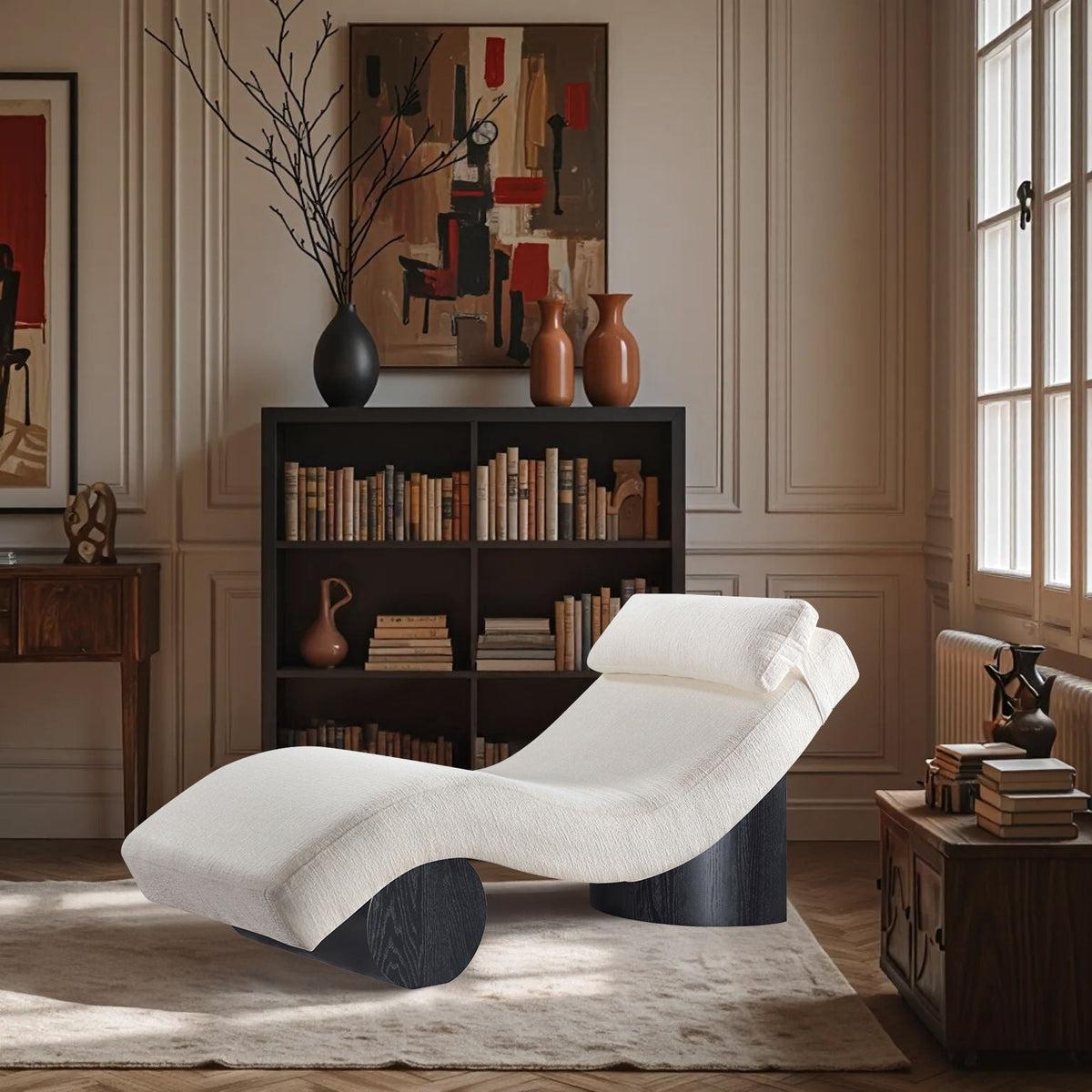Marcella - Chaise Lounge - Black Base