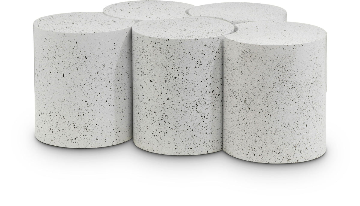 Dimple - 5 Piece Modular Coffee Table - Terazzo Finish