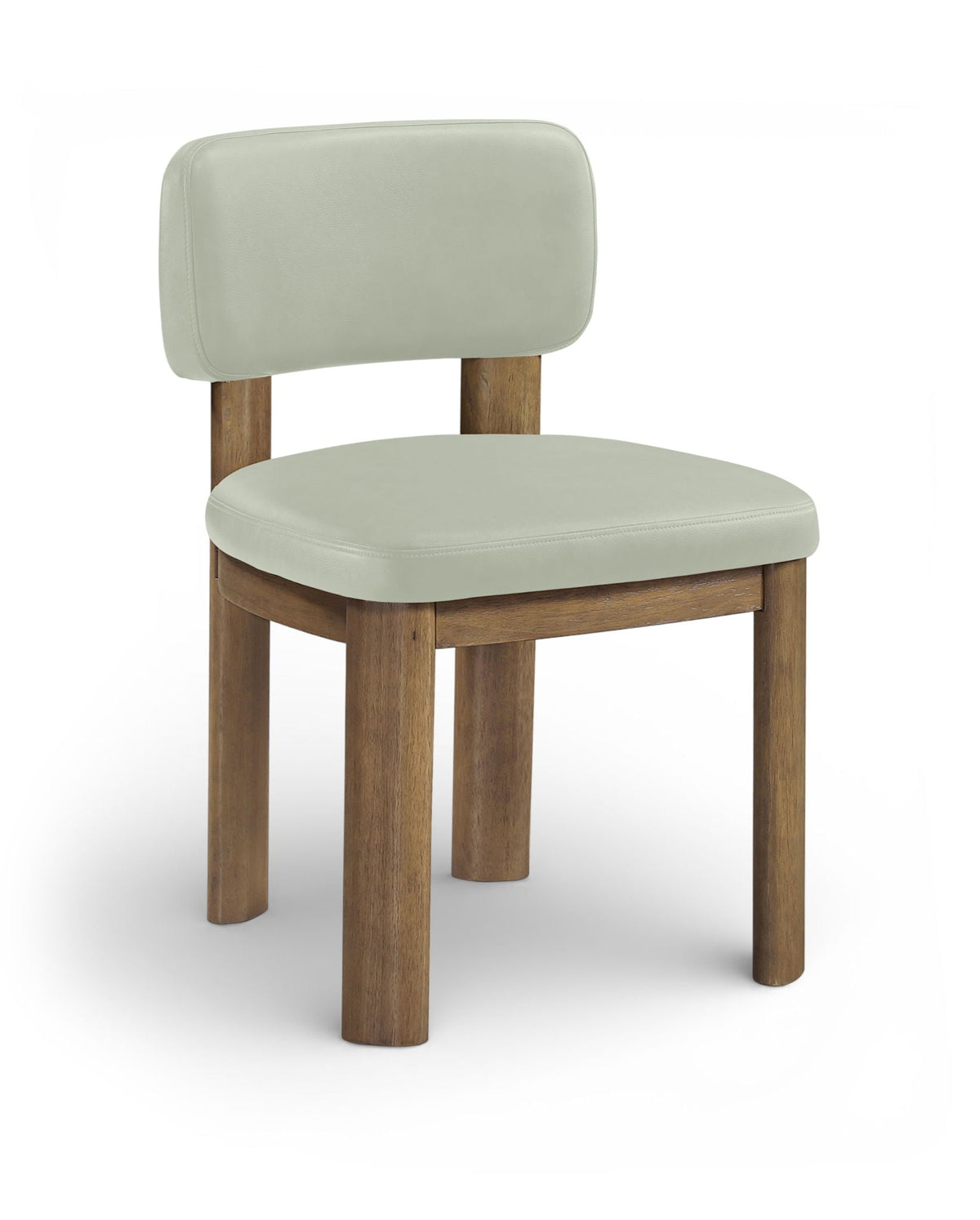 Paloma - Vegan Leather Upholstered Dining Chair (Set of 2) - Brown Frame