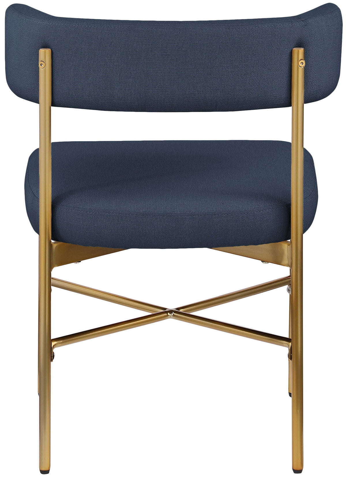 Rivage - Durable Dining Chair With Gold Frame (Set of 2)