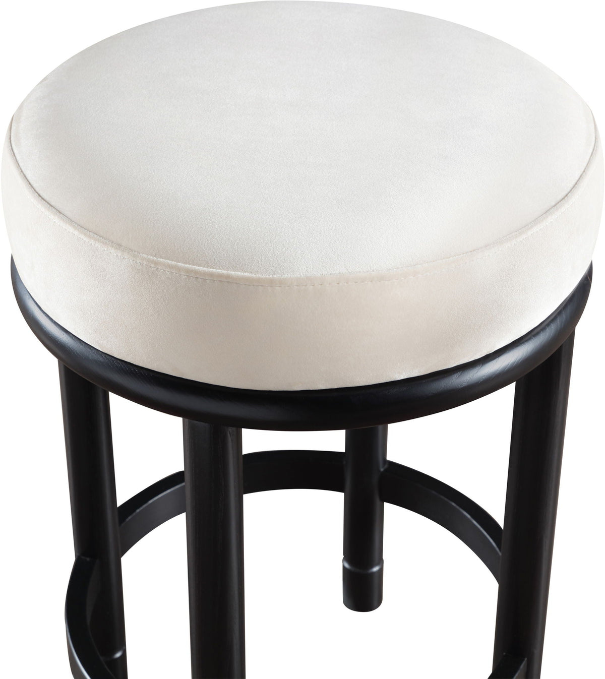 Monette - Counter Stool With Black Base