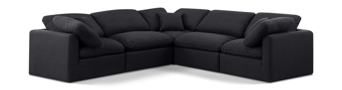Indulge - Linen 5 Piece Modular Corner Sectional