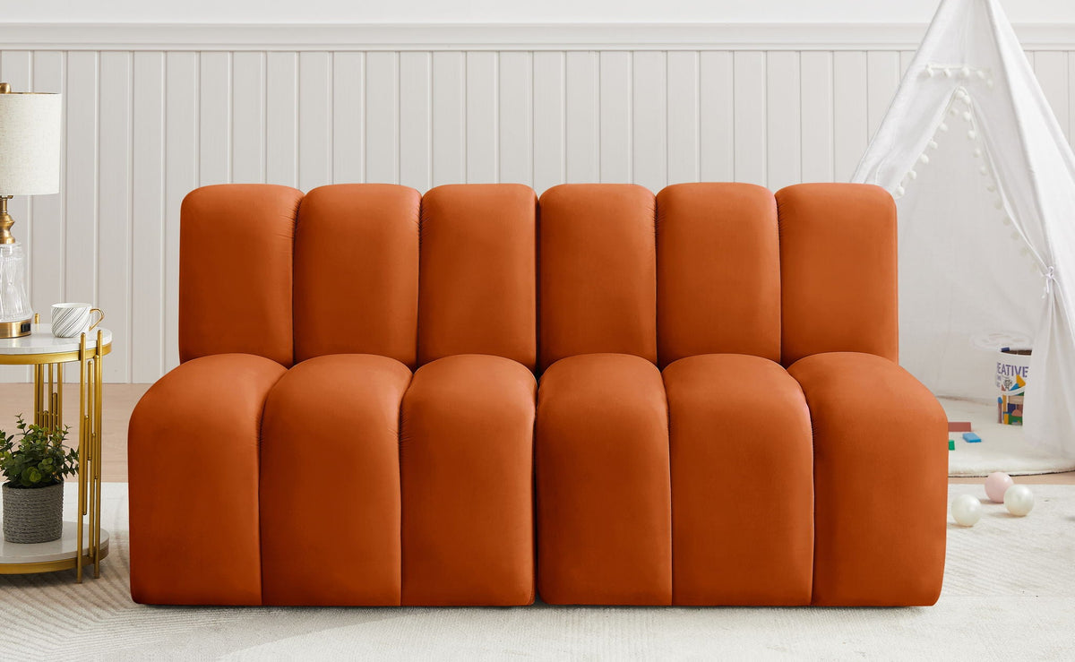 Arc - Velvet 2 Seats Modular Sofa