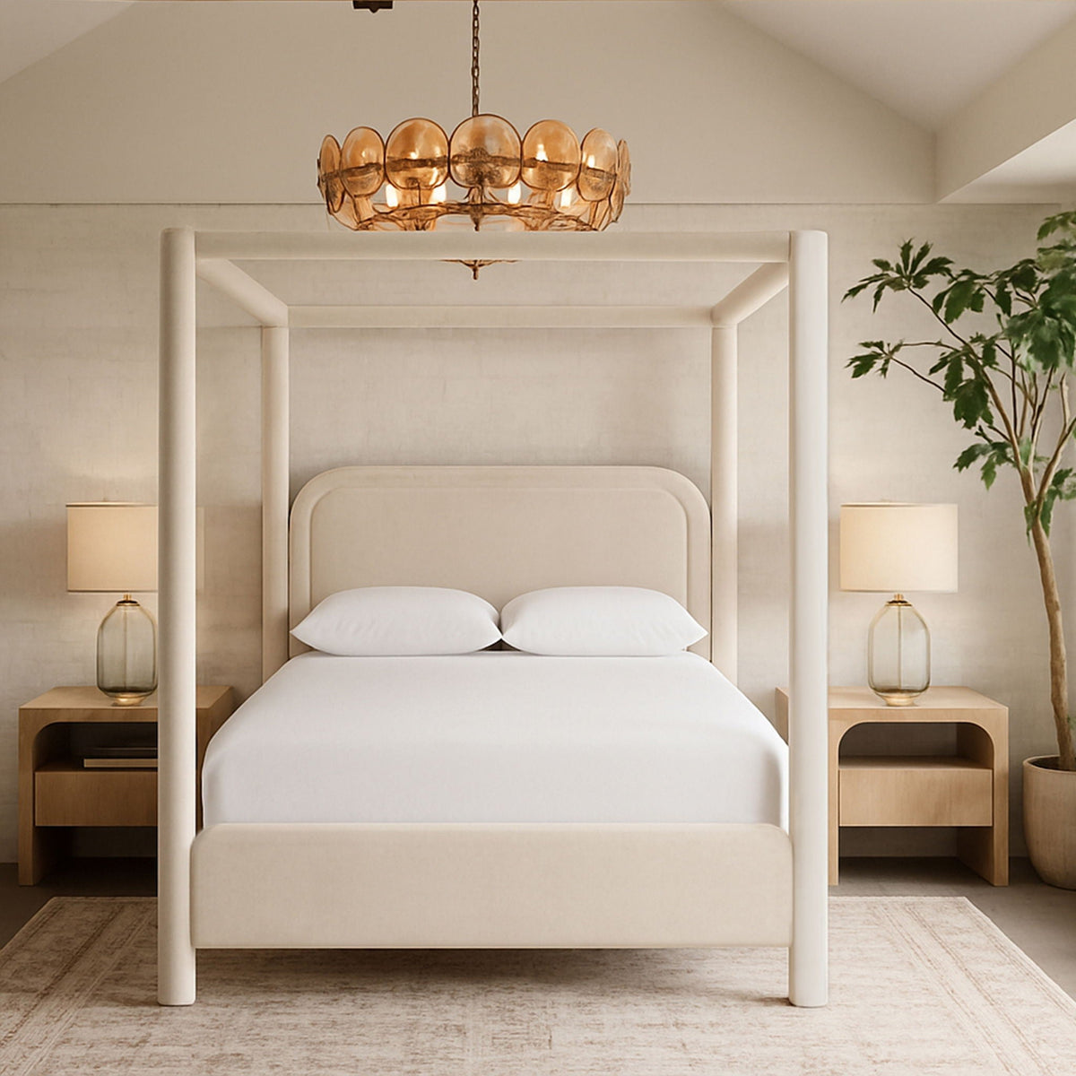 Salina - Velvet Upholstered Bed