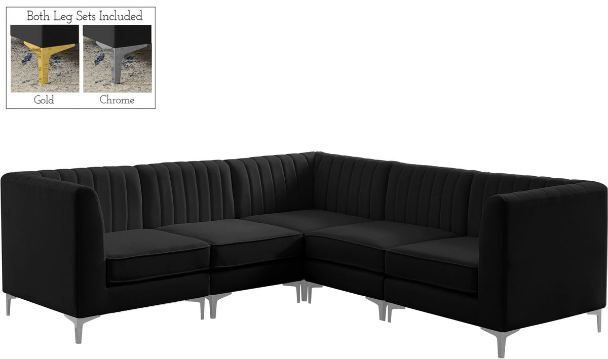 Alina - 5 Piece Modular Corner Sectional