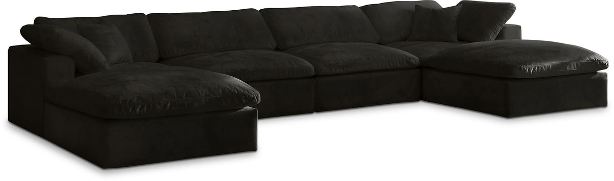 Cozy - 6 Piece Modular Double Chaise Sectional