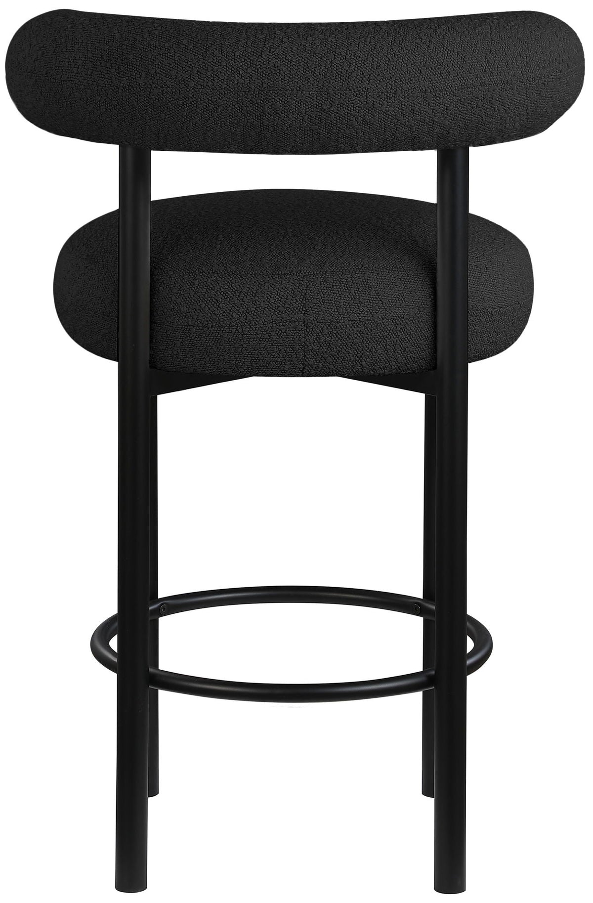Bordeaux - Stool With Black Legs (Set of 2)