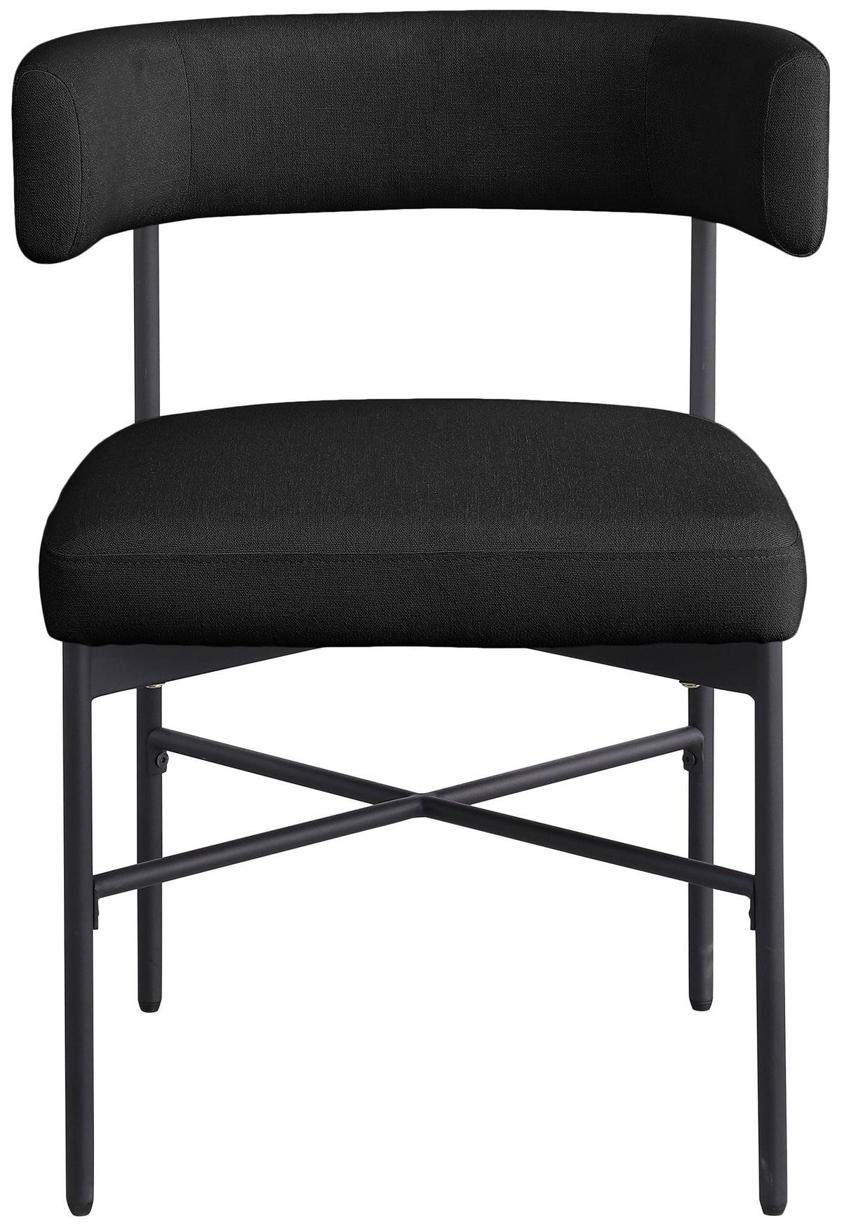 Rivage - Durable Dining Chair With Black Frame (Set of 2)