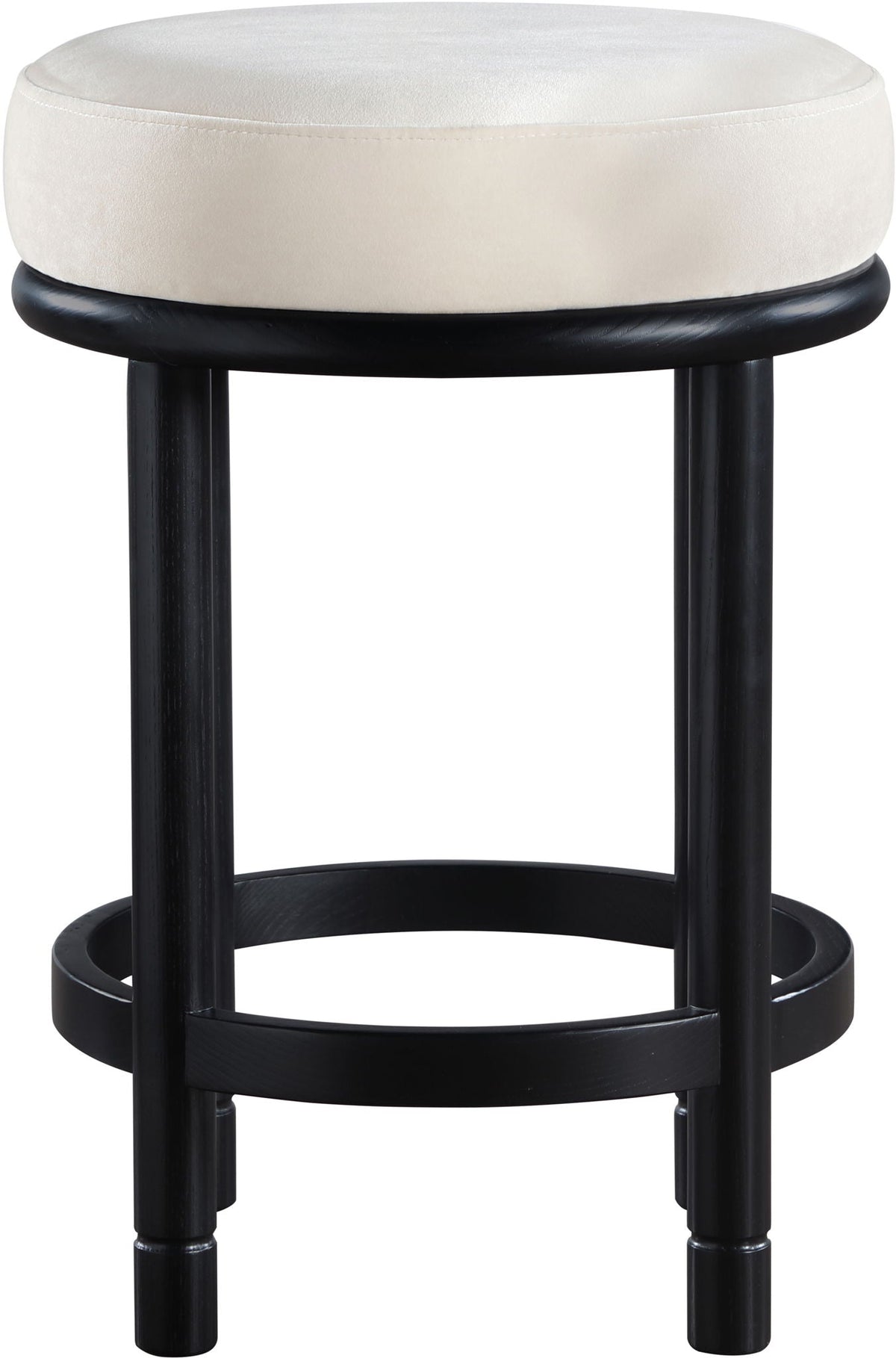 Monette - Counter Stool With Black Base