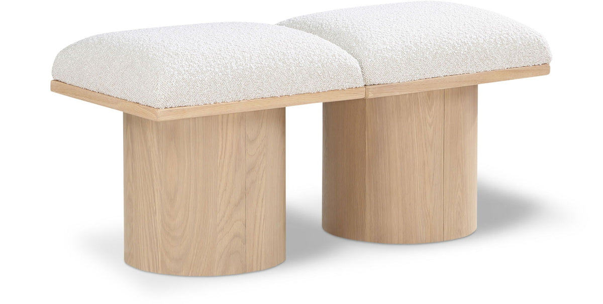 Pavilion - 2 Piece Modular Bench With Natural Base