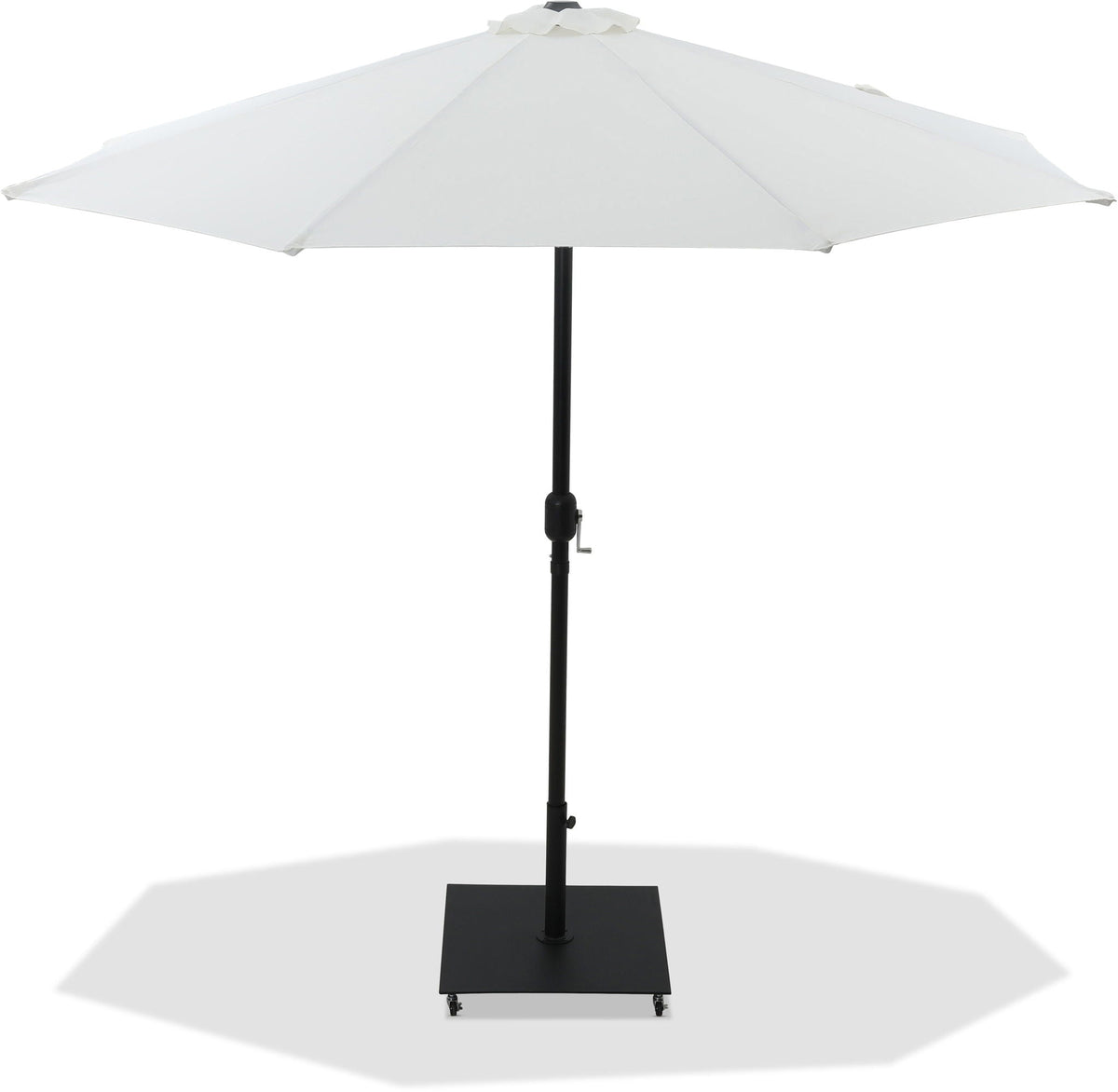 Fiji - Aluminum Patio Umbrella With Square Black Base