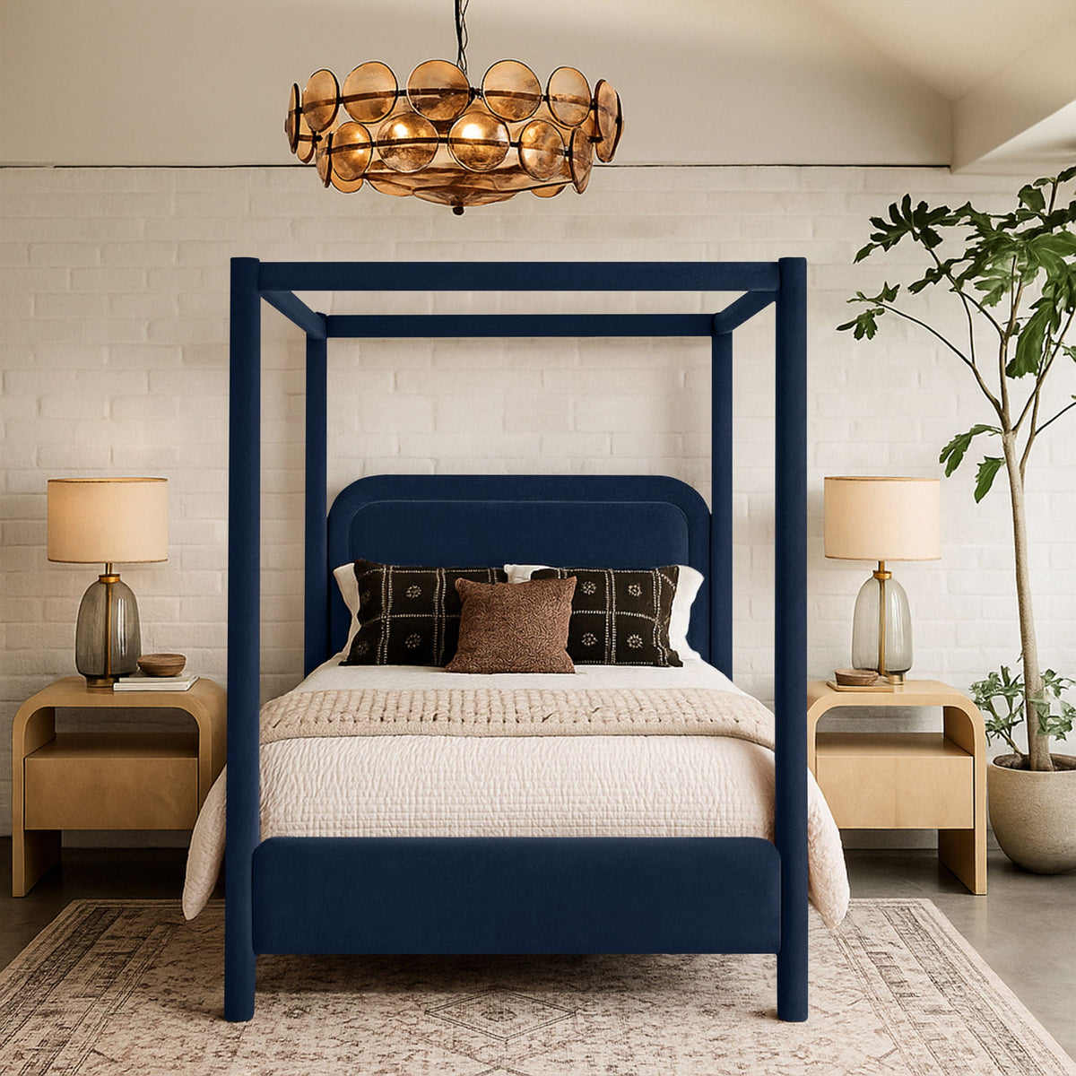 Salina - Velvet Upholstered Bed