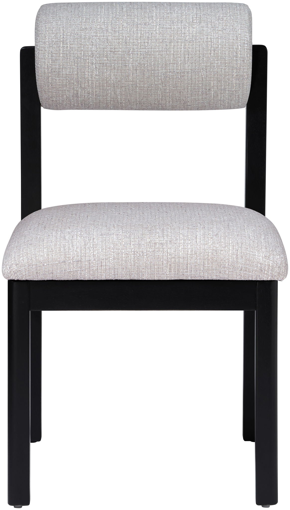 Roundhill - Fabric Dining Chair (Set of 2) - Black Frame