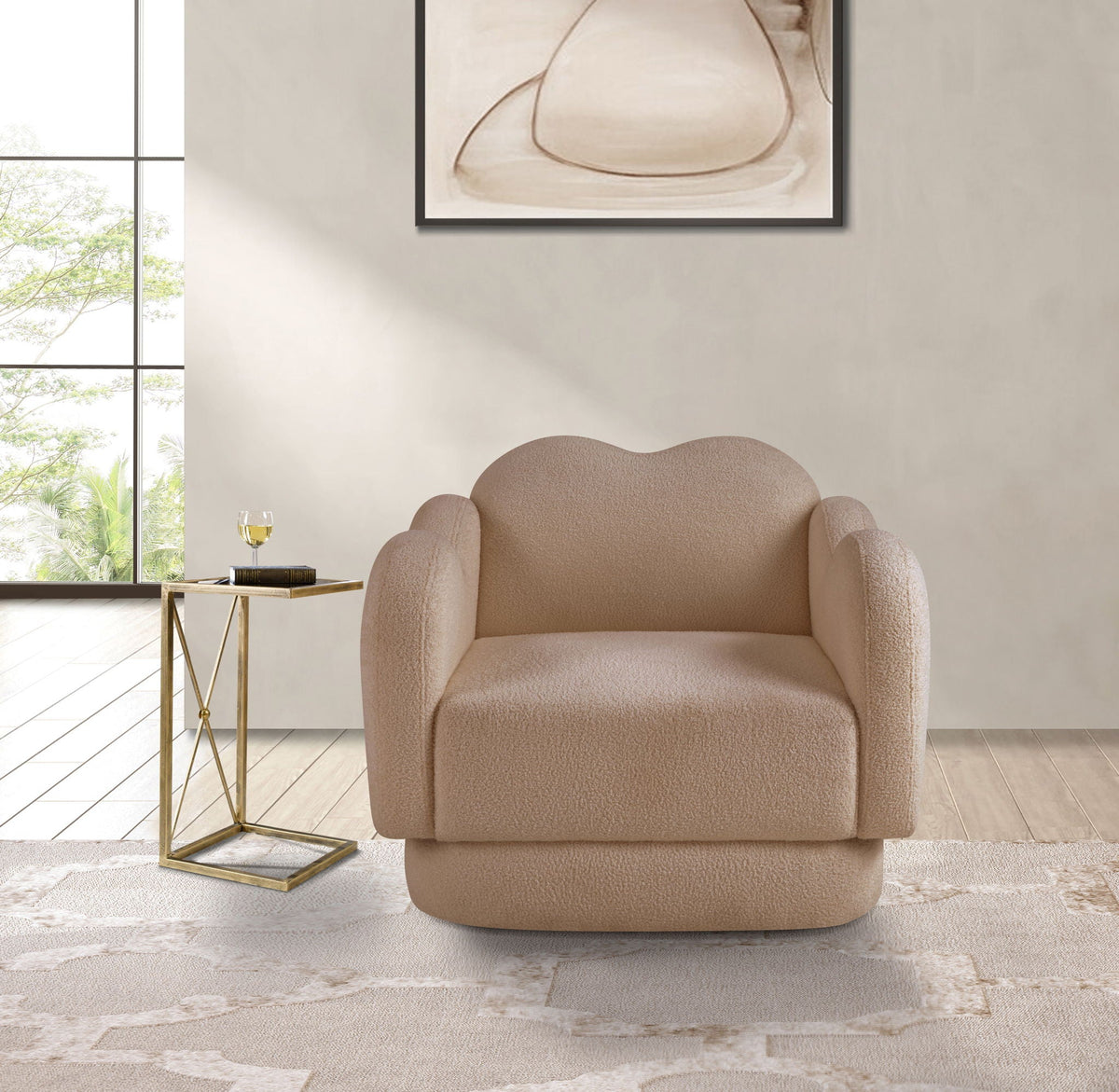 Bloom - Teddy Fabric Chair