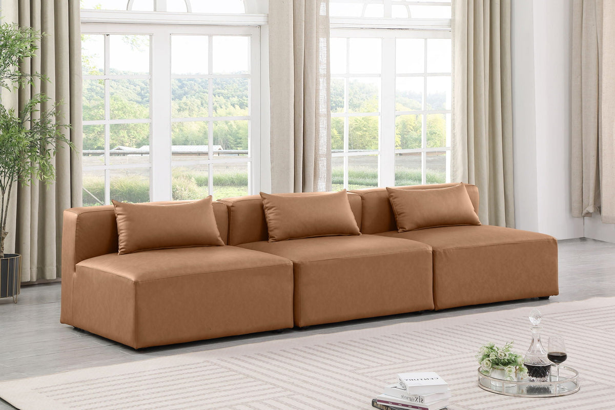 Cube - Modular 3 Seat Armless Sofa