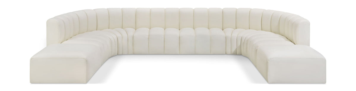 Arc - Faux Leather Modular Sectional