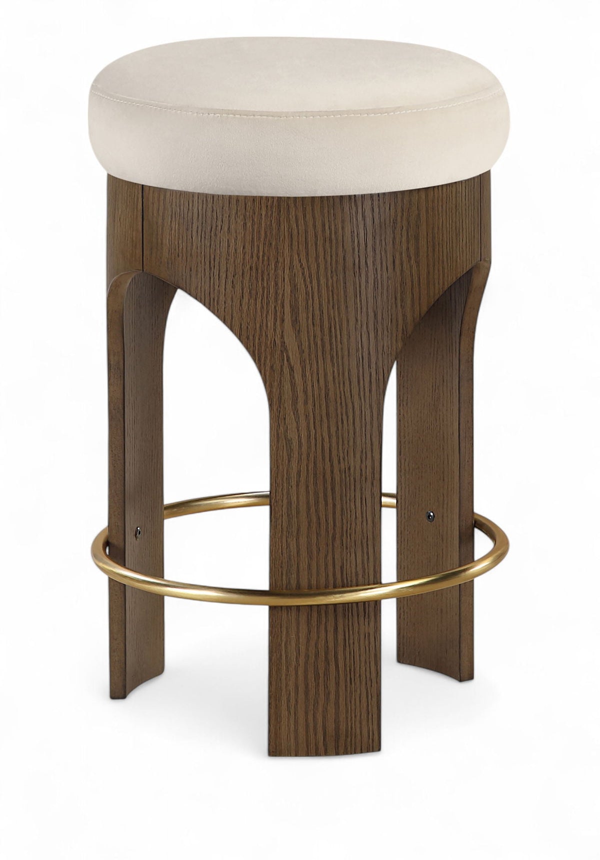Bocceli - Counter Stool - Brown Base