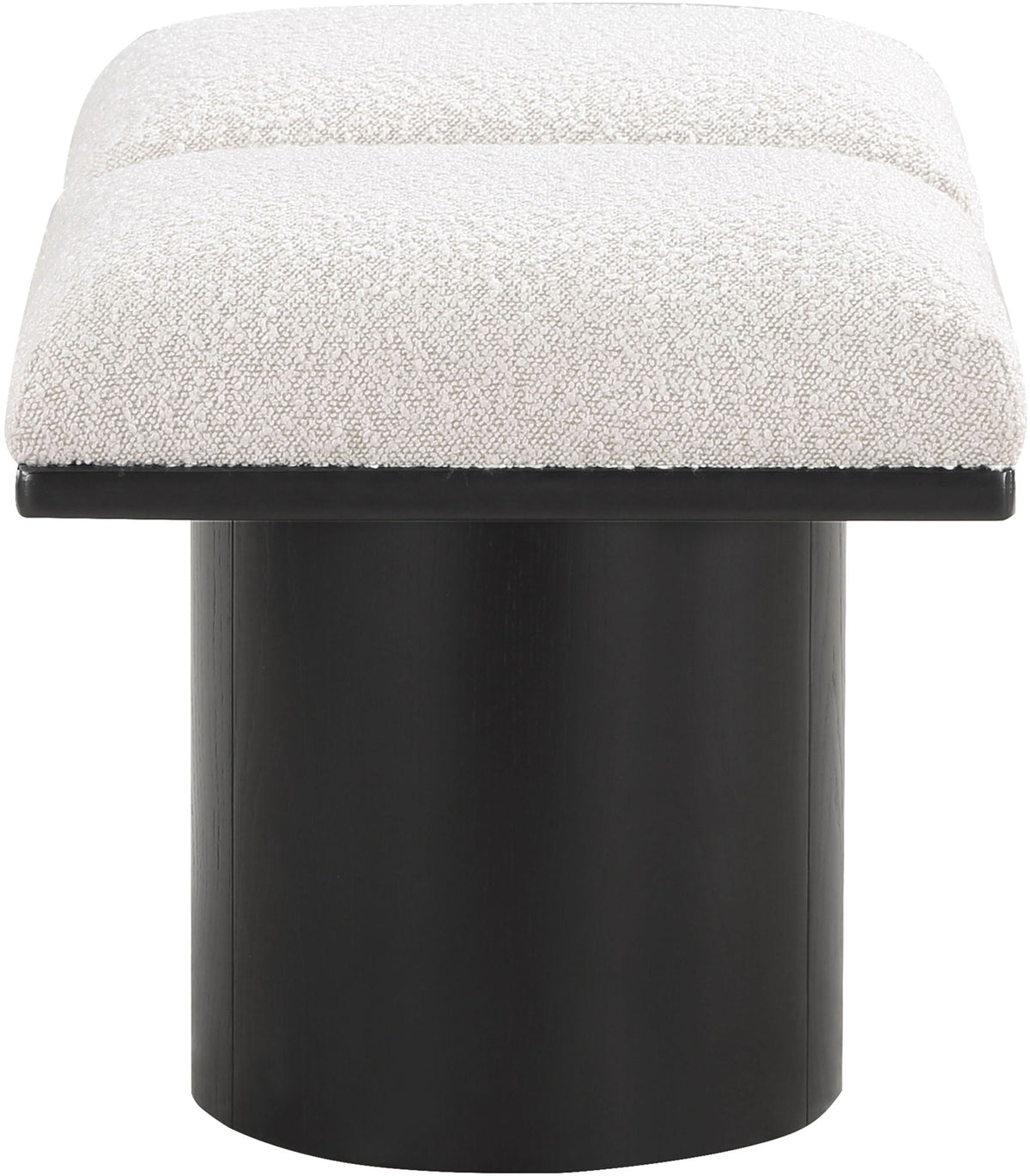 Pavilion - 2 Piece Modular Bench With Black Base