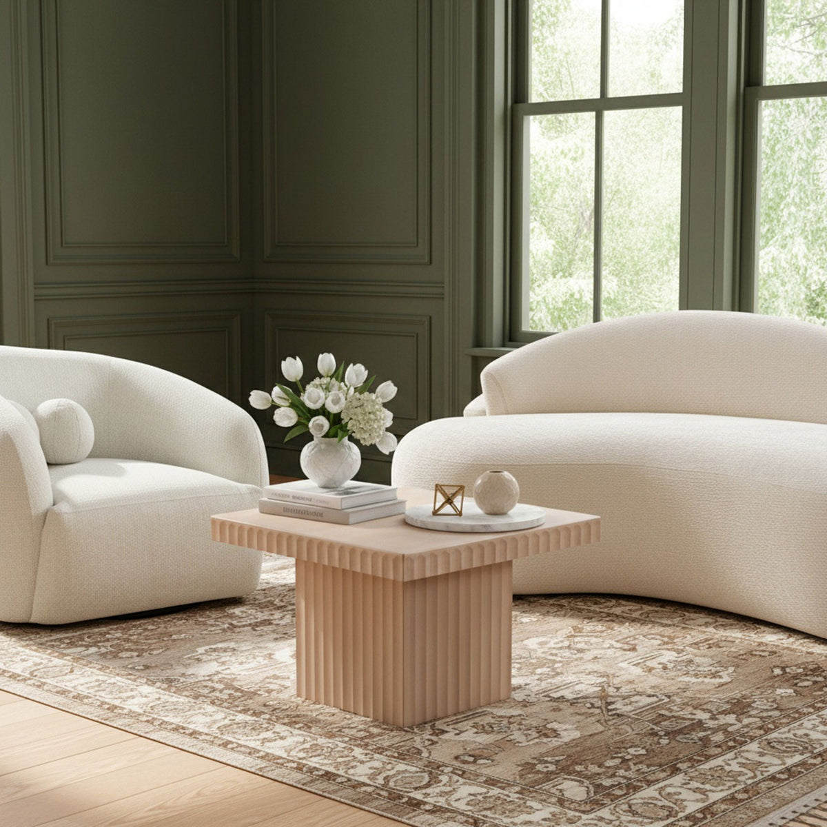 Spencer - 15" Oak Veneer Coffee Table