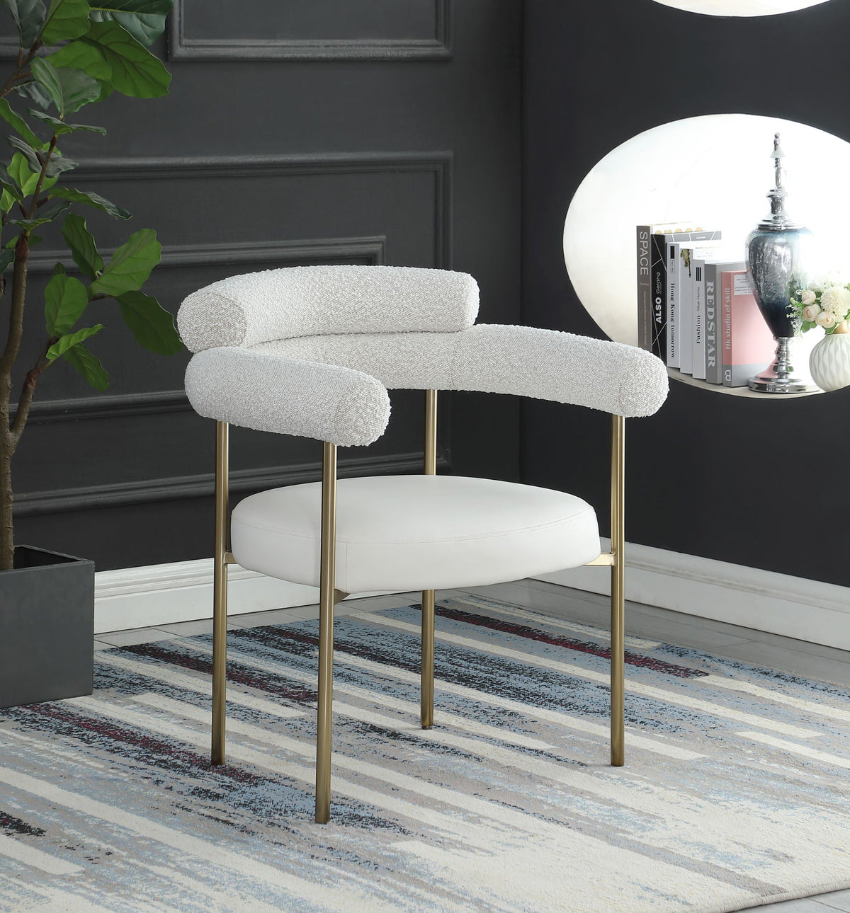 Blake - Dining Chair With Bronze Legs (Set of 2)