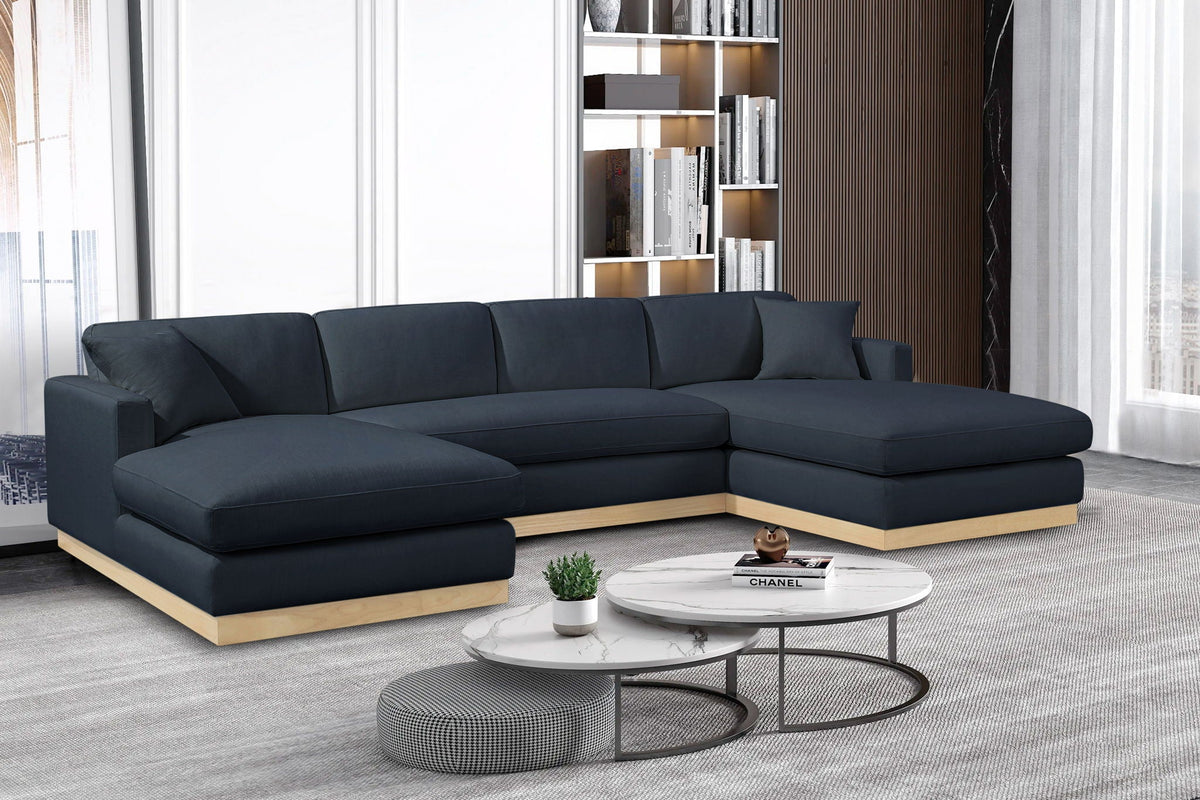 Johanna - 3 Piece Sectional - Natural Base